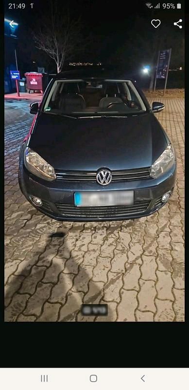 Gebraucht VW Golf VI 122 PS (89 kW) 2010 Blau Kleinwagen