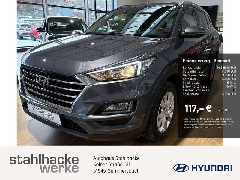 Grau Gebraucht 2019 Hyundai Tucson Advantage SUV | 14.890 € (Fairer Preis) - Bild 1/4