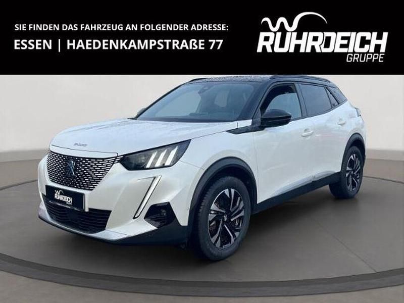 Blanc nacre (metallic) Gebraucht 2021 Peugeot e-2008 GT SUV | 18.990 € (Fairer Preis) - Bild 1/4
