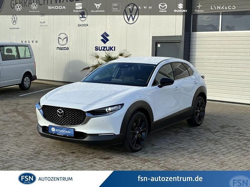 Weiß Gebraucht 2024 Mazda CX-30 Homura-Line SUV | 26.990 € - Bild 1/4