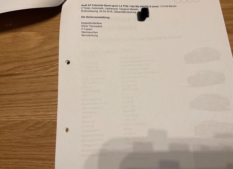 Gebraucht Audi A3 Cabriolet S-Line 150 PS (110 kW) 2018 Rot Cabrio