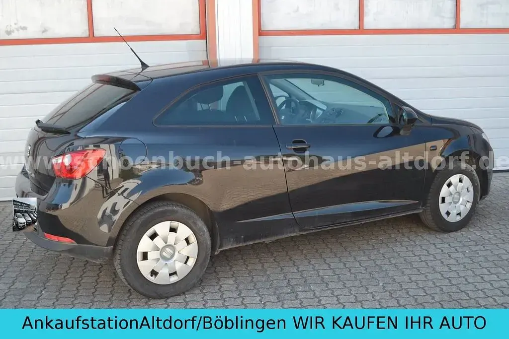 Gebraucht Seat Ibiza SC Style 86 PS (63 kW) 2010 Schwarz metallic Kleinwagen