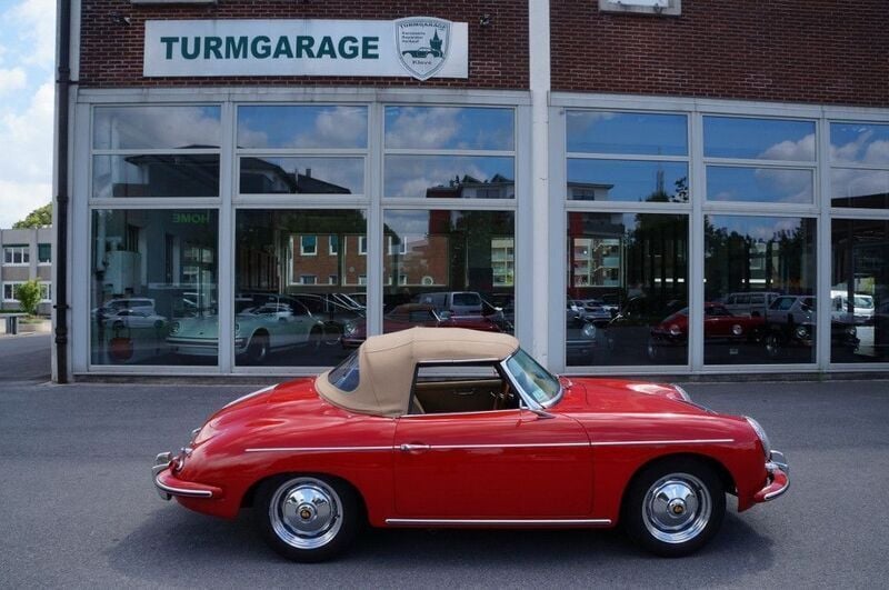 Gebraucht Porsche 356 75 PS (55 kW) 1960 Rot Cabrio