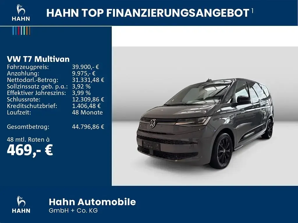 Gebraucht VW Multivan Edition 218 PS (160 kW) 2023 Grau Van / Kleinbus