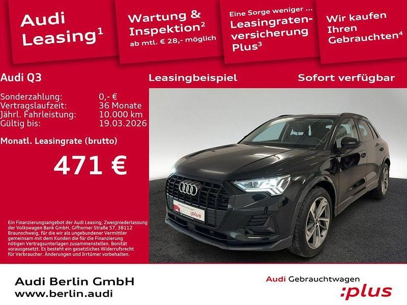 Gebraucht Audi Q3 Advanced Plus 150 PS (110 kW) 2025 Mythosschwarz metallic SUV