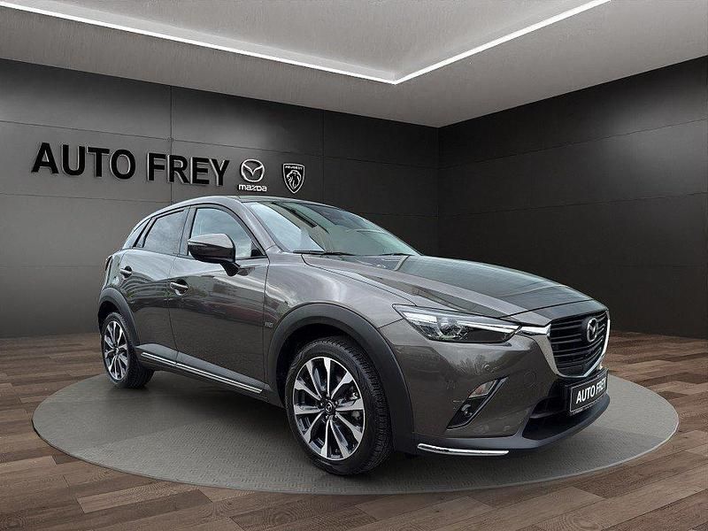 Obsidiangrau metallic Gebraucht 2019 Mazda CX-3 Sports-Line SUV | 21.870 € (Etwas zu teuer) - Bild 1/3