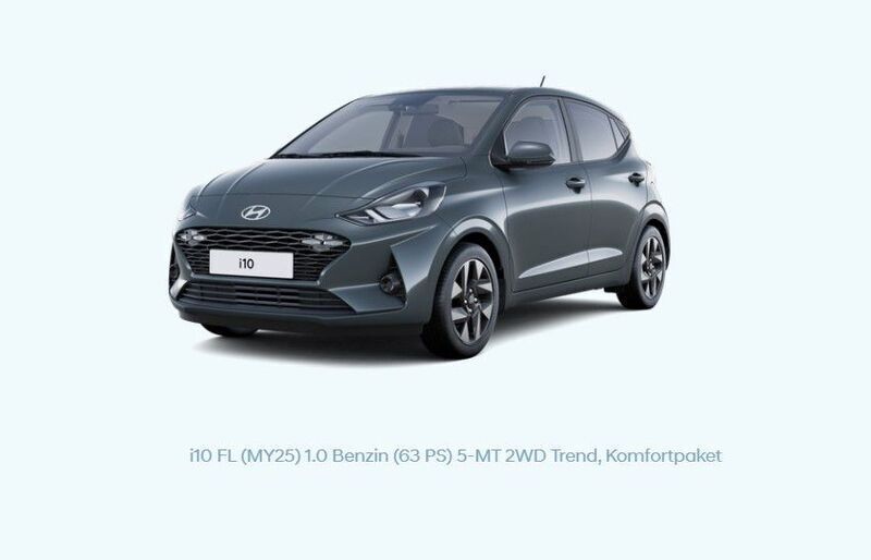 Neu 2025 Hyundai i10 Trend Kleinwagen | 18.190 € (Fairer Preis) - Bild 1/1