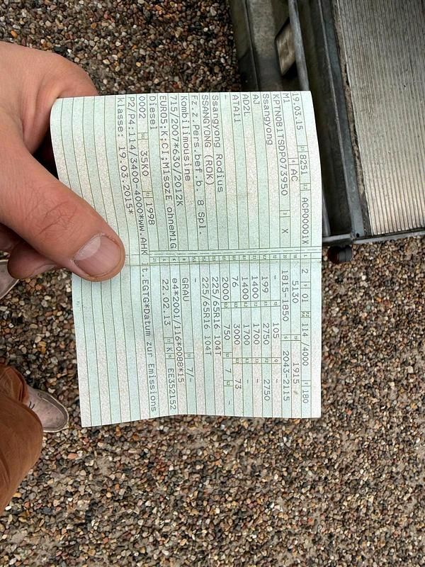 Gebraucht Ssangyong (KGM) Rodius 2015 Grau Van / Kleinbus