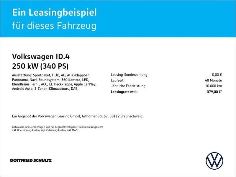 Schwarz Gebraucht 2025 VW ID.4 GTX SUV | 43.000 € (Guter Preis) - Bild 1/1