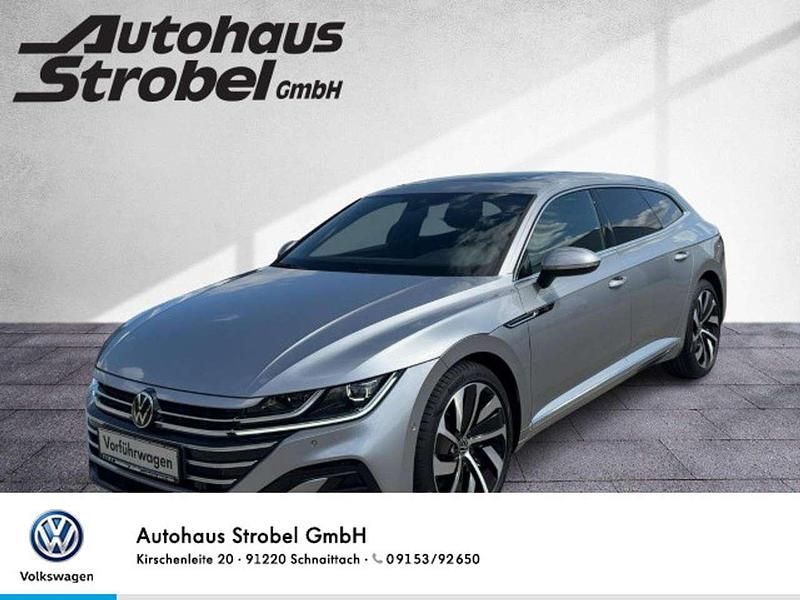 Pyritsilber metallic Gebraucht 2023 VW Arteon R-line Kombi | 48.950 € - Bild 1/3