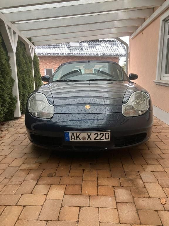 Blau Gebraucht 2000 Porsche Boxster Cabrio | 9.999 € (Superpreis) - Bild 1/4