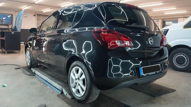 Gebraucht Opel Corsa Edition 90 PS (66 kW) 2016 Schwarz Limousine