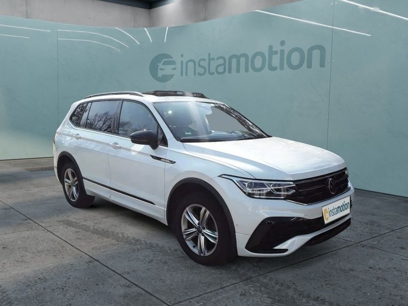 Weiß Gebraucht 2024 VW Tiguan Allspace R-line SUV | 45.680 € (Fairer Preis) - Bild 1/3