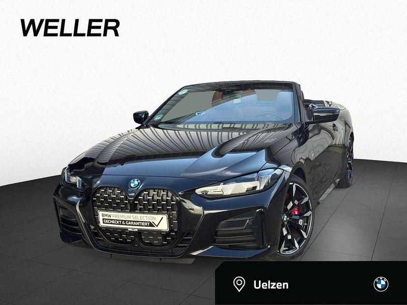 Black sapphire (schwarz) Gebraucht 2025 BMW 430 Cabriolet M Sport Cabrio | 64.900 € - Bild 1/4