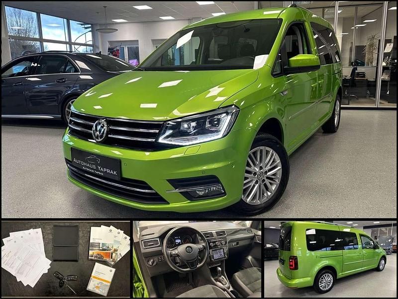Grün Gebraucht 2019 VW Caddy Maxi Highline Van / Kleinbus | 25.990 € (Etwas zu teuer) - Bild 1/3