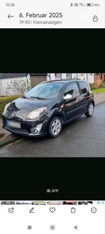 Schwarz Gebraucht 2007 Renault Twingo GT Kleinwagen | 1.500 € - Bild 1/4