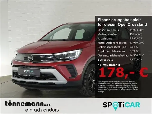 Gebraucht Opel Crossland Elegance 110 PS (80 kW) 2023 SUV