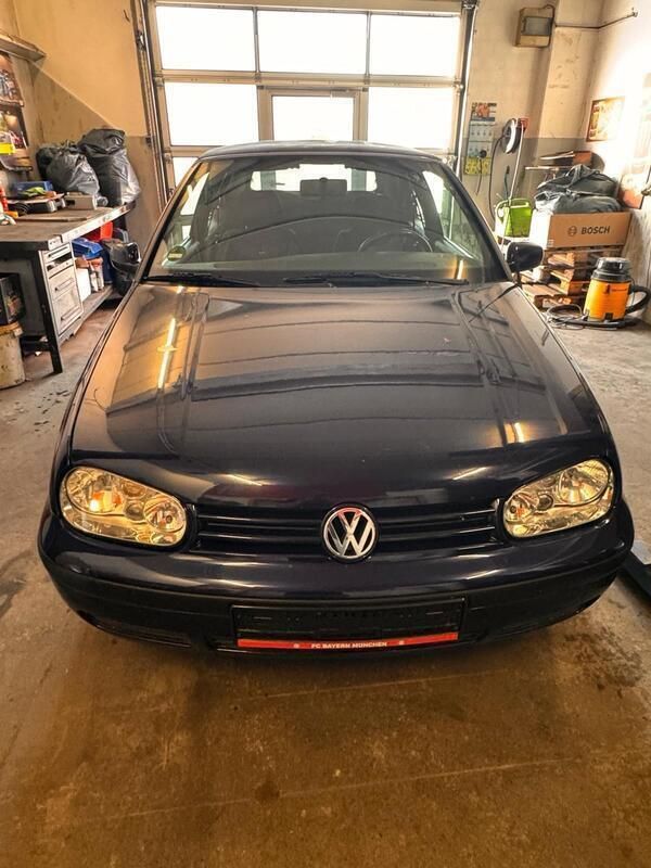 Blau Gebraucht 1998 VW Golf Cabriolet Cabrio | 2.599 € (Guter Preis) - Bild 1/4