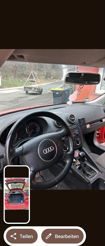 Gebraucht Audi A3 105 PS (77 kW) 2004 Rot Kleinwagen