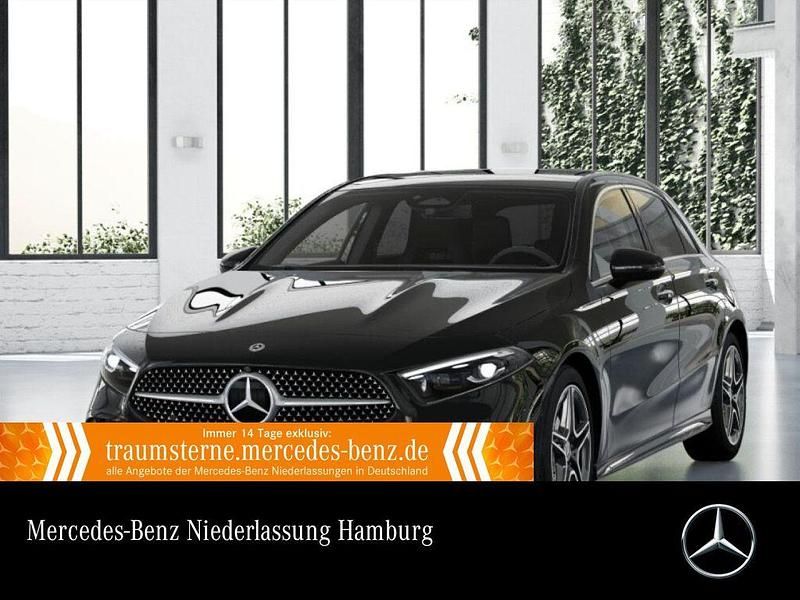Nachtschwarz Gebraucht 2025 Mercedes A180 AMG Limousine | 31.900 € (Fairer Preis) - Bild 1/3