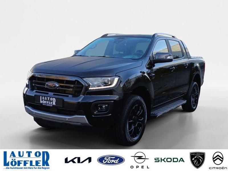 Obsidianschwarz (metallic) Gebraucht 2022 Ford Ranger Wildtrack Abholung | 35.811 € (Guter Preis) - Bild 1/4
