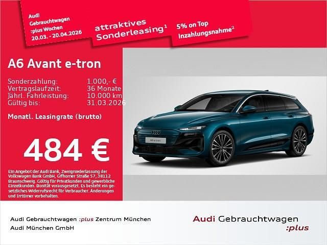 Gebraucht Audi A6 e-tron Sport 210 kW (286 PS) 2025 Malpeloblau metallic Kombi