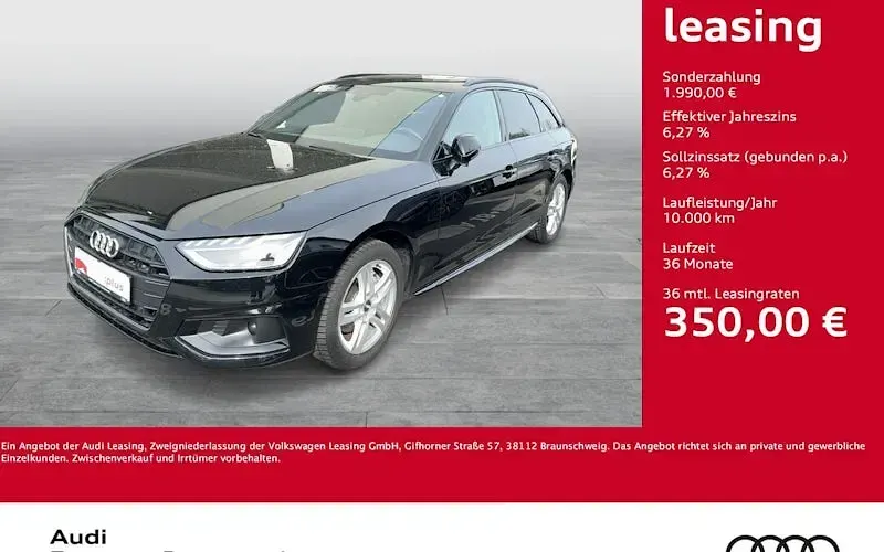 Second-hand Audi A4 Advanced 204 CP (150 kW) 2022 Negru Break