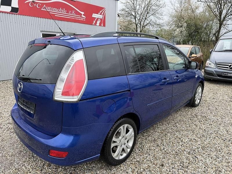 Gebraucht Mazda 5 Comfort 110 PS (80 kW) 2009 Aurura blau mica Van / Kleinbus