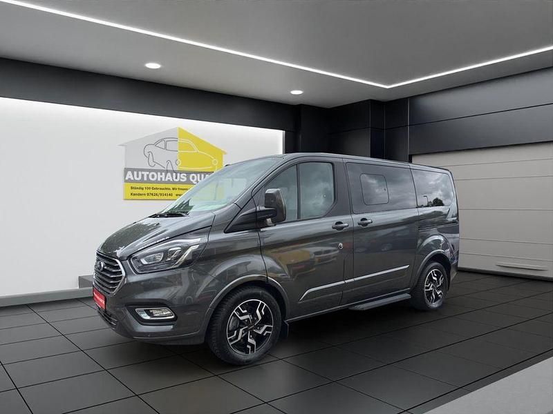 Metallic) (grau Gebraucht 2019 Ford Tourneo Custom Titanium Van / Kleinbus | 41.999 € - Bild 1/4
