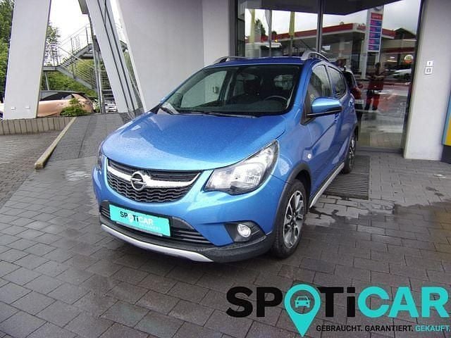 Blau (pazifik blau metallic) Gebraucht 2017 Opel Karl Rocks Kleinwagen | 7.977 € (Etwas zu teuer) - Bild 1/4