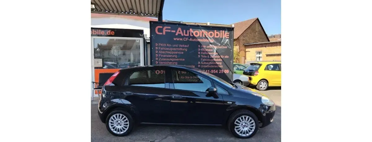 Gebraucht Fiat Punto 65 PS (47 kW) 2009 Blau Kleinwagen