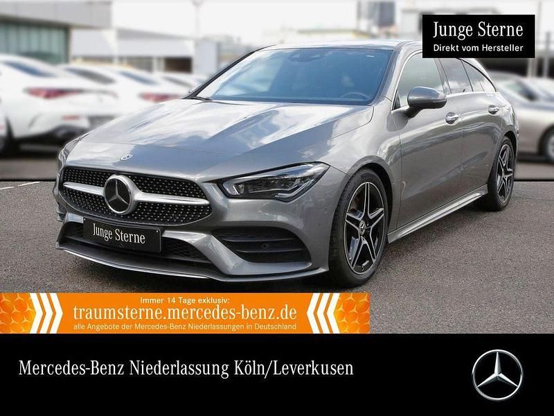Grau Gebraucht 2020 Mercedes CLA200 Shooting Brake AMG Kombi | 30.990 € (Etwas zu teuer) - Bild 1/3