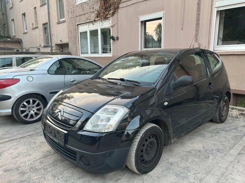 Schwarz Gebraucht 2006 Citroën C2 Kleinwagen | 750 € - Bild 1/4