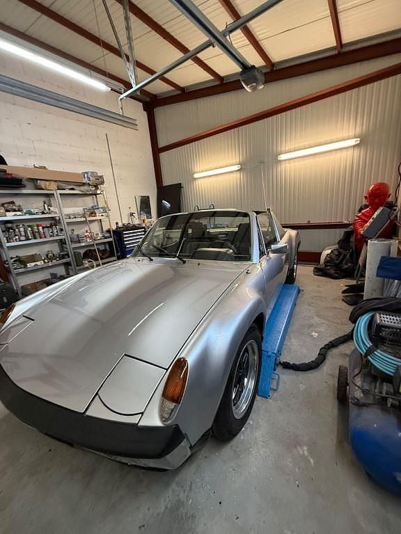 Silber Gebraucht 1973 Porsche 914 Cabrio | 45.000 € - Bild 1/4