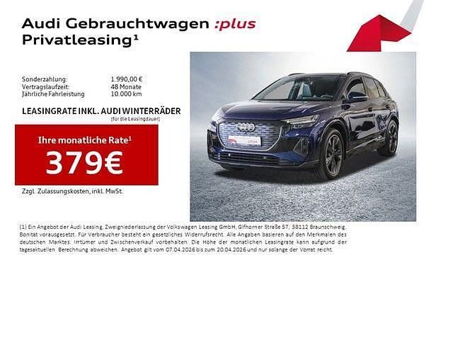 Gebraucht Audi Q4 e-tron Sport 125 kW (170 PS) 2025 Navarrablau metallic SUV