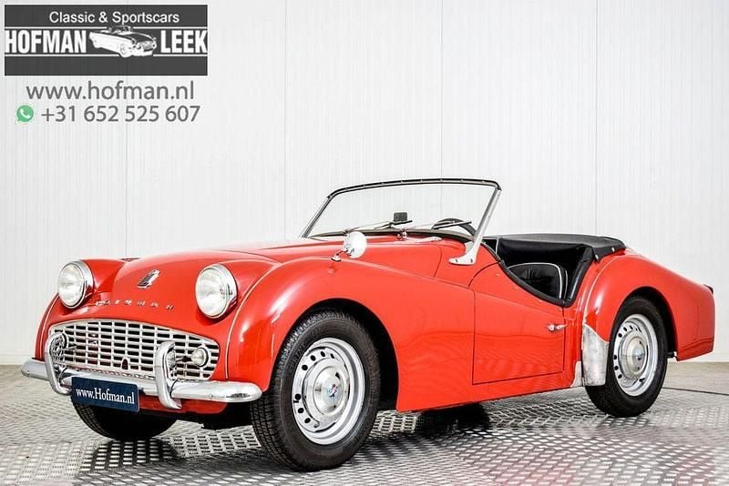 Usata Triumph TR3 1959 Rosso Cabrio