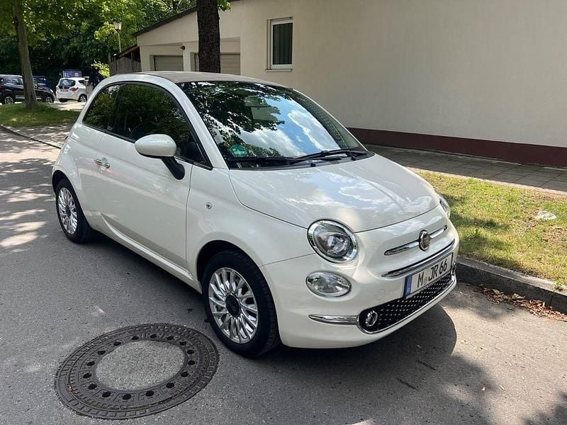 Weiß Gebraucht 2016 Fiat 500 Lounge Cabrio | 8.900 € (Fairer Preis) - Bild 1/4