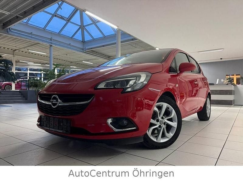 Rot Gebraucht 2015 Opel Corsa Innovation Limousine | 4.580 € (Etwas zu teuer) - Bild 1/4