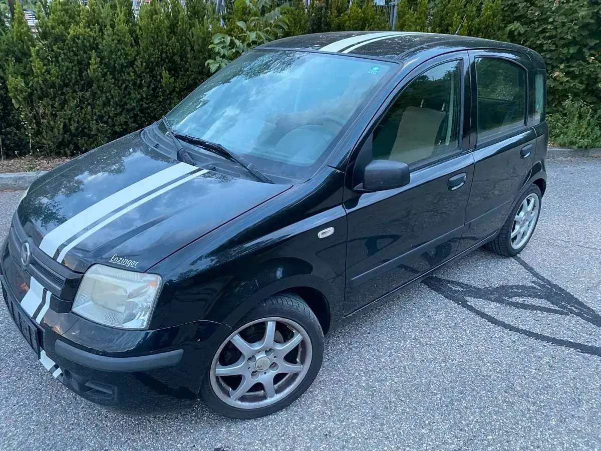 Gebraucht Fiat Panda 60 PS (44 kW) 2009 Schwarz Kleinwagen