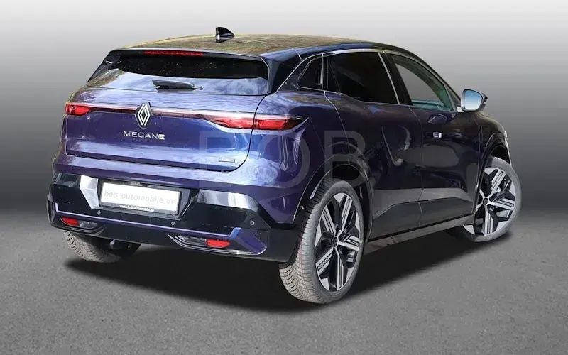 Nouvelle Renault Megane E-Tech Iconic 161 kW (220 ch) 2025 Bleue Berline