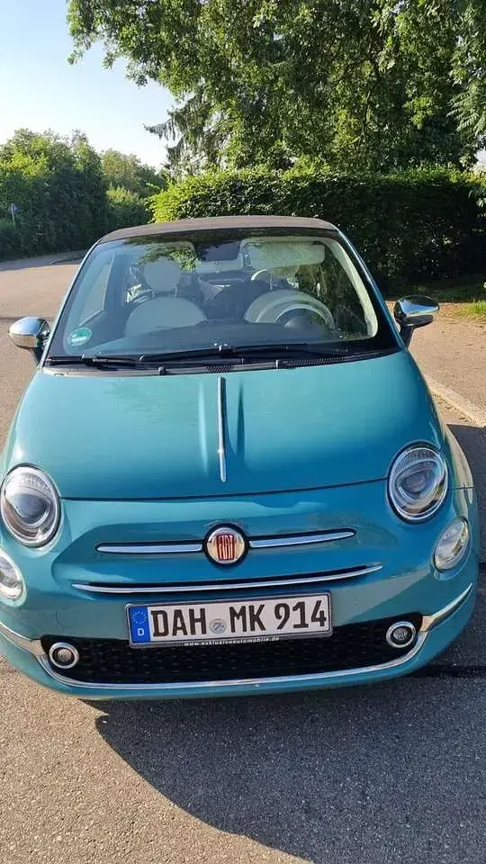 Gebraucht Fiat 500 69 PS (50 kW) 2018 Verde riviera Cabrio