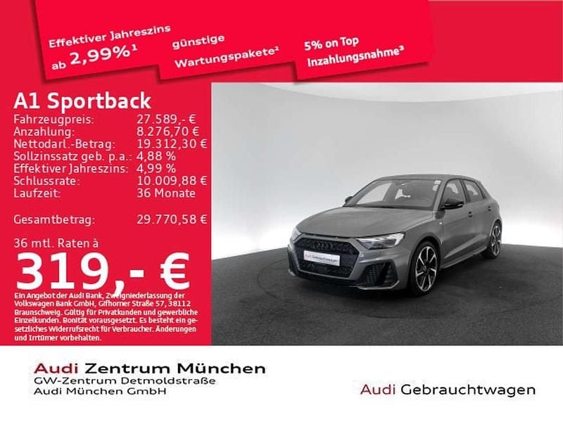 Chronosgrau metallic/mythossch Gebraucht 2023 Audi A1 S-Line SUV | 27.589 € (Fairer Preis) - Bild 1/1
