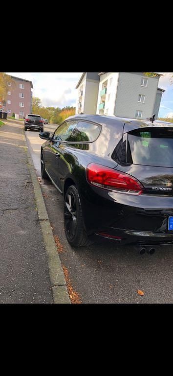 Second-hand VW Scirocco 200 CP (147 kW) 2008 Negru Coupe