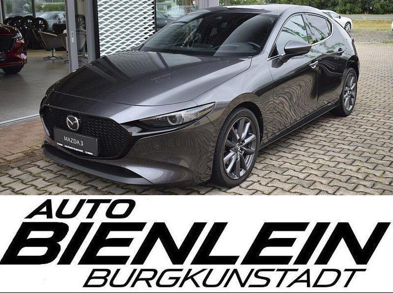 Grau Gebraucht 2021 Mazda 3 Selection Limousine | 19.900 € (Guter Preis) - Bild 1/4
