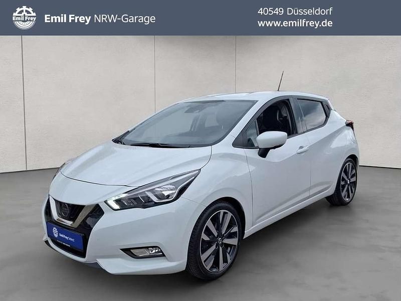 Solid white Gebraucht 2020 Nissan Micra Tekna Kleinwagen | 12.690 € (Guter Preis) - Bild 1/3