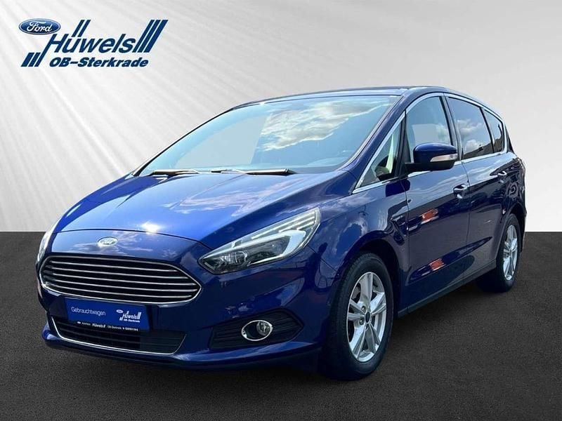 Blau Gebraucht 2018 Ford S-MAX Titanium Van / Kleinbus | 19.990 € (Guter Preis) - Bild 1/4
