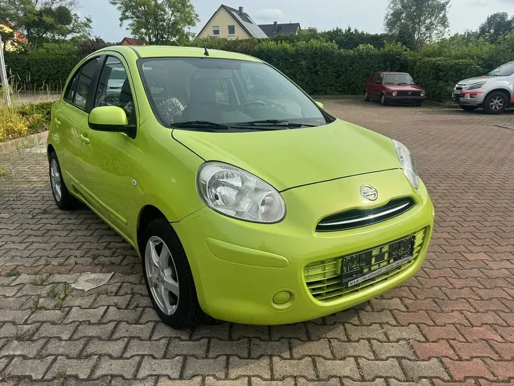 Gebraucht Nissan Micra Acenta 98 PS (72 kW) 2011 Grün Kleinwagen