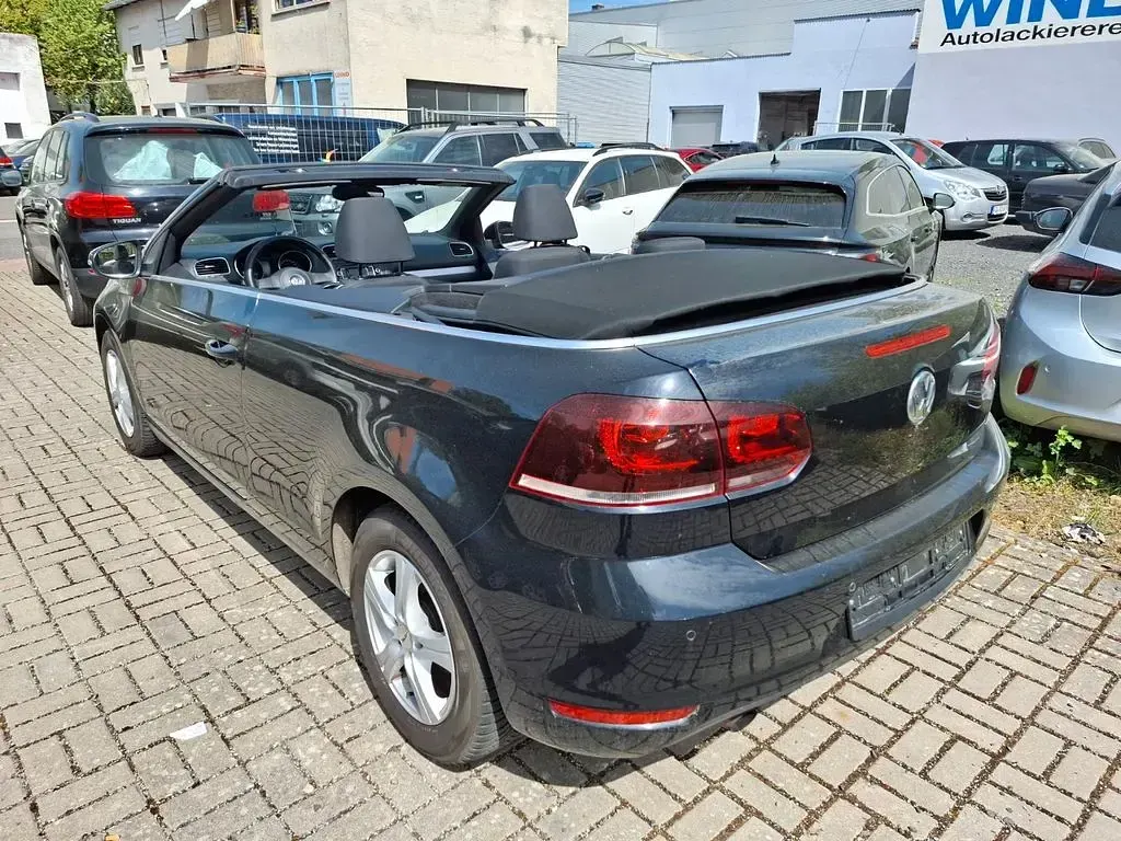Brugt VW Golf Cabriolet 105 HK (77 kW) 2012 Sort Cabriolet