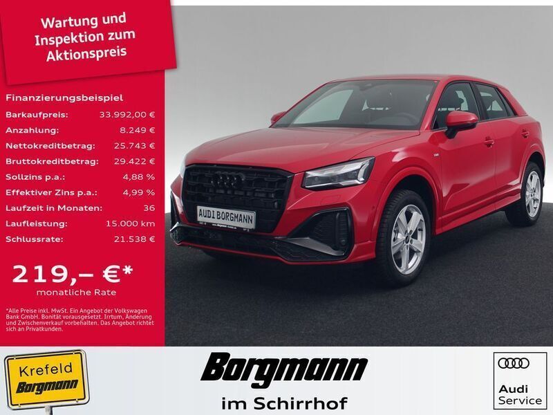 Rot Gebraucht 2024 Audi Q2 S-Line SUV | 33.992 € (Teuer) - Bild 1/4