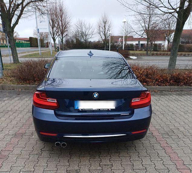 Gebraucht BMW 220 Luxury Line 190 PS (139 kW) 2015 Blau Coupé